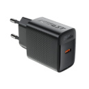 Сетевое зарядное устройство Acefast A104 Type-C PD25W черное