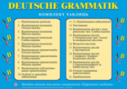 Комплект таблиць «Граматика німецької мови» (ПіП)