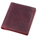 Оригінальне портмоне жіноче з накладною монетницьою 711225 Бордове