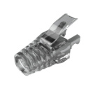 Колпачок изолирующий PiPo RJ-45 Cat.5/Cat.6 (100 шт/уп.), Transparent-black