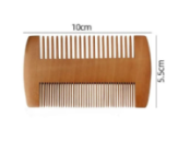 Дерев'яний двосторонній гребінець для бороди та вусів.