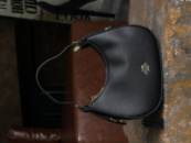 Сумка багет Coach Kleo чорний класичний