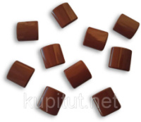 Звенья турманиевые для браслетов (М-22) коричневые россыпью, поштучно