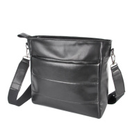 Lucherino 718 ЧОРНА - фабрична сумка високої якості з двома великими вмісткими кишенями