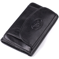 Компактный женский кошелек из глянцевой натуральной кожи Tony Perotti 20886_1 (1263 nero) Черный