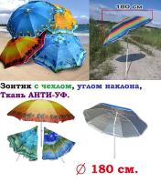 Пляжна парасолька Best 11 посилена з нахилом 1.8M 19*22