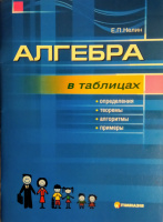 Алгебра в таблицах.Определения, теоремы, алгоритмы, примеры. Учебное пособие для учеников 7-11 классы. Нелин (Гімназия)