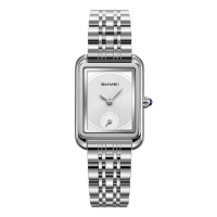Жіночий годинник Skmei 2670SISI Silver-Silver у класичному стилі, сріблястий браслет