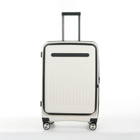 Валіза Bagland Velo середня 72 л. білий (00322024)