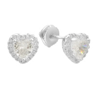 Серебряные серьги CatalogSilver с фианитами (2186076)