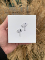 Бездротові навушники Apple AirPods PRO 2 Original series 1:1 з Шумозаглушенням 100% (USB-C) Білі