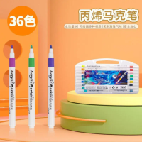 Набір АКРИЛОВИХ маркерів (Acril-36) (36 шт.)