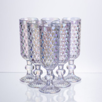 Набір келихів для шампанського 6 штук по 160 мл rainbow HP-19-252