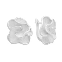 Серебряные серьги CatalogSilver с натуральным перламутром (2177036)