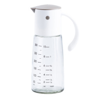 Пляшка для олії та оцту 300 мл з гравітаційною кришкою, сірий