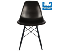 Стілець Тауер Вуд пластиковий чорний колір