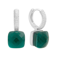 Серебряные серьги CatalogSilver с фианитами (2177180)