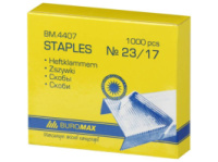 Скоби для степлера Buromax №23/17 1000шт. (120-140 ст.)