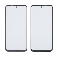 Стекло тачскрина с OCA плёнкой для Motorola G31/ G41/ G71 чёрное с олеофобным покрытием, закалённое