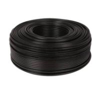 Кабель ПВС 3х1,5 черный бухта 100 метров цена за бухту