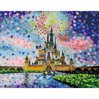 Картина по номерам Rosa Start Disney castle 35 х 45 см (4823098518822)