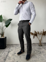 Брюки - Сірий - 2-065