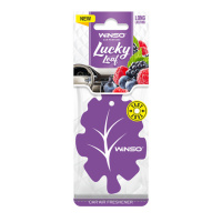 Освіжувач повітря Winso Lucky Leaf, целюлозний ароматизатор, Wildberry