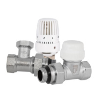 Акційний набір SD Forte (20+10): Термостатичний комплект для радіатора 1/2« прямий