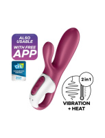 Смарт вибратор кролик с подогревом Satisfyer Hot Bunny