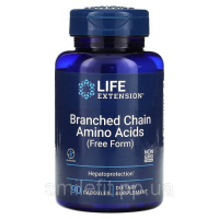 Амінокислоти з розгалуженим ланцюгом, Branched Chain Amino Acids, Life Extension, 90 капсул