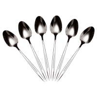 Набор столовых ложек 6 штук нержавеющей стали 21 (см) Серебро HP-8-27