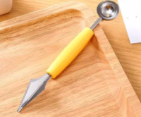 Нож-ложка для дыни 8448 18 см желтый