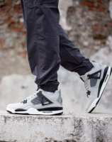 Чоловічі високі кросівки Nike Air Jordan 4 Retro Grey