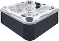 СПА-басейн Passion Spas Solace (213х213х91 см), Сріблясто-білий