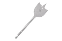 Свердло по дереву пір'яне Intertool 38 x 150мм HEX (SW-0038)