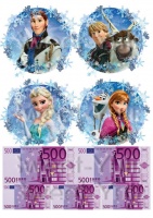 Вафельные картинки на тему: Фрозен (Холодное сердце)