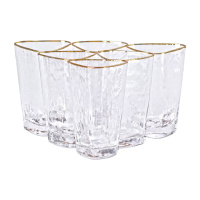 Набір склянок Triangle 6 штук по 450 мл, прозорий