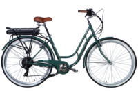 Велосипед уцінений з електроприводом 28« ST Dorozhnik eRETRO Vbr FR рама-19» 36B 13А*г 500Вт зелено-сірий 2026