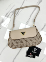 Сумка Guess MINI багет бежевий