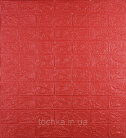 Самоклеюча декоративна 3D панель під червону цеглу 700x770x3 мм