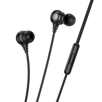Навушники дротові HOCO M116 (Lightning) Black (6942007644952)