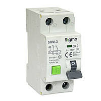 TENCE ПЗВ дифавтомат   2 полюси, 40А, 30мА