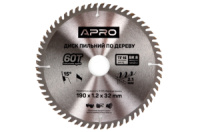 Диск пильный по дереву Apro 190 x 3230мм x 60T (830177)