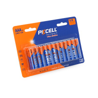 Батарейка щелочная PKCELL 1.5V AAA/LR03, 24 штуки в блистере цена за блистер, Q12