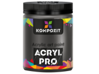 Краска художественная Acryl PRO ART Kompozit 430 мл, 511 серый темный