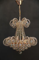 Хрустальная люстра SVLIGHT шестиламповая A91062/6 золото+шампань