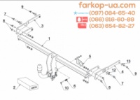Тягово-сцепное устройство (фаркоп) Renault Megane IV (hatchback) (2016-...)