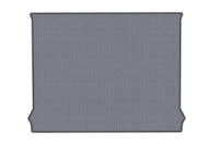 Резиновый коврик в багажник V2 (2010-2015, серый) для Fiat Doblo II