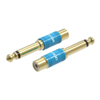 Аудіо перехідник Vention 6.35mm Male to RCA Female Audio Adapter Blue Aluminum Alloy Type (VDD-C03) (VDD-C03)