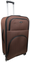 Велика текстильна валіза на колесах 100L Gedox коричнева